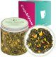 Herbata zielona MADAM BUTTERFLY brzoskwinie kwiat słonecznika 100g - sypana liściasta herbata PREMIUM Cup&You 1