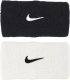 Nike Frotki na rękę Nike Swoosh Wristbands 2 szt. biało-czarne N1012406036OS 1