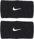 Nike Frotki na rękę Swoosh Wristbands 2 szt. czarne N1012406010OS 1