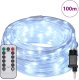 vidaXL Lina świetlna z 2400 diodami LED Zimna Biała 100 m PVC 3