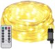 vidaXL Lina świetlna z 2400 diodami LED Ciepła biel 100 m PVC 2