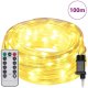 vidaXL Lina świetlna z 2400 diodami LED Ciepła biel 100 m PVC 3