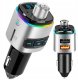 TRANSMITER BLUETOOTH FM SAMOCHODOWY SZYBKA ŁADOWARKA SAMOCHODOWA 2x USB QC 1