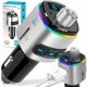 TRANSMITER BLUETOOTH FM SAMOCHODOWY SZYBKA ŁADOWARKA SAMOCHODOWA 2x USB QC 15