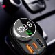 Transmiter Samochodowy BLUETOOTH FM MP3 Szybka Ładowarka USB QC 3.0 MOC 30W BC74 8