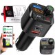 Najmocniejszy Transmiter Bluetooth Fm Samochodowy Ładowarka 36W Qc3.0 Usb-C 11
