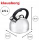 CZAJNIK STALOWY Z GWIZDKIEM 2,5L KLAUSBERG KB-7910 11
