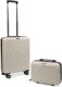 Feru Malibu 55cm Suitcase and Small Bag, Khaki 2