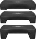 Step do aerobiku i ćwiczeń fitness, 3 stopnie, 68cm, czarny, REBEL ACTIVE 7