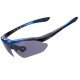 RockBros Okulary rowerowe Rockbros 10007 polaryzujące - czarno-niebieskie 2