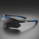 RockBros Okulary rowerowe Rockbros 10007 polaryzujące - czarno-niebieskie 4