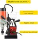 Wiertarka magnetyczna rdzeniowa ze stopą magnetyczną 1200W 13000N 6