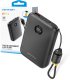 Vention 10000mAh 2 x USB-C 1x USB-A z wyświetlaczem 22.5W czarny 1