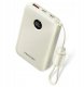 Vention 10000mAh 2 x USB-C 1x USB-A z wyświetlaczem 22.5W beżowy 2