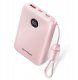 Vention 10000mAh 2 x USB-C 1x USB-A z wyświetlaczem 22.5W różowy 2