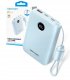 Powerbank Vention 10000mAh 2 x USB-C 1x USB-A z wyświetlaczem 22.5W niebieski 9