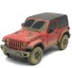 JEEP Wrangler Rubicon R/C skala 1:24 Rastar 79500-4 Muddy version samochód sterowany czerwony 1