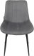 Krzesło tapicerowane welurowe do salonu jadalni velvet loft grafitowe 2