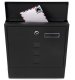 Duża skrzynka pocztowa na listy gazety ulotki pocztę A4 czarna 2