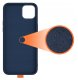 krainaGSM Etui z Paskiem na palec Matowe GRANATOWE do iPhone 12 |do MagSafe +Szkło 5