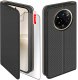 krainaGSM Etui z klapką do Realme 14 Pro+ Plus 5G Zamykane Czarne Futerał + Folia 1