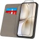 krainaGSM Etui z klapką do Realme 14 Pro+ Plus 5G Zamykane Czarne Futerał + Folia 2