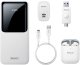 Powerbank Yesido Powerbank CG10 EU 10 000 mAh LED WHITE / BIAŁY 1