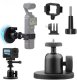 MAGNETYCZNY UCHWYT 360 Z GWINTEM 1/4" GOPRO DO KAMER SPORTOWYCH, M.IN. DJI OSMO POCKET, ACTION, GOPRO HERO 2