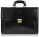 Skórzana teczka aktówka PAOLO PERUZZI N03-BL czarny 1