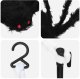 vidaXL Dekoracja pająka halloweenowego z sieciami 4 pcs 150 cm 8