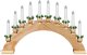 vidaXL Świąteczny Łuk Świec z 10 Świecami LED Brązowy 47 x 5 x 29 cm 6
