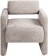 Fotel HALLSBERG Boucle Beżowoszary 5