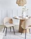 Zestaw 2 krzeseł do jadalni ONAGA Boucle Beżowy 2