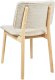 Zestaw 2 krzeseł do jadalni BLANE Drewno Złamana biel 6