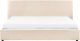 Łóżko z pojemnikiem Boucle LAVAUR 180 x 200 cm Beżowy 4