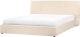 Łóżko z pojemnikiem Boucle LAVAUR 180 x 200 cm Beżowy 6