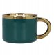 Filiżanka ze spodkiem i łyżeczką HOMLA SINNES 200 ml - Szmaragdowa 3