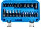 Klucze nasadowe TORX i E-TORX 1/4" 3/8" 1/2" zestaw 25 el. Falon-Tech 4