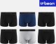 Beon Bokserki męskie MB-G11 Coal Black 4x, Navy Blue 1x, Granite Grey 1x (XXL) 10