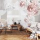 Fototapeta Winylowa Kwiaty 3D Do Sypialni Salonu 416x254 2