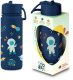 Brosky Kids Granatowa butelka na wodę dla dzieci w motyw kosmosu 550 ml 1