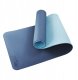 Mata do jogi i ćwiczeń fitness TPE10mm granat/niebieski 4