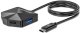 Stacja/replikator Manhattan 181150 stacja dokująca Przewodowa USB 3.2 Gen 2 (3.1 Gen 2) Type-C Czarny 1