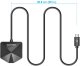Stacja/replikator Manhattan 181150 stacja dokująca Przewodowa USB 3.2 Gen 2 (3.1 Gen 2) Type-C Czarny 5