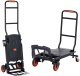 Wózek transportowy aluminiowy 136 kg 2w1 składany - wózek/platforma 1