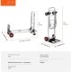 Wózek transportowy magazynowy składany aluminiowy 181 kg 6