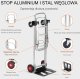 Wózek transportowy magazynowy składany aluminiowy 181 kg 8