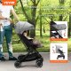 Składany Wózek Spacerowy dla Dzieci 03 lata Szary 7