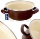 Garnek emaliowany BROWN 14 cm, 600 ml 1