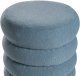 Puf SUMPTER Boucle Niebieski 5